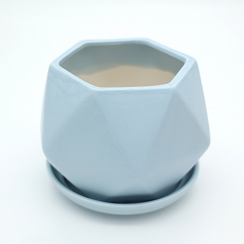 Κεραμικό Κασπώ – 16.5x16.5x13cm - Γαλάζιο