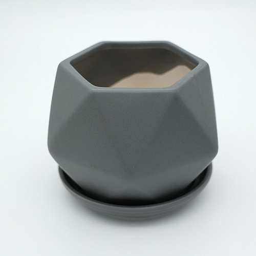 Κεραμικό Ανθρακί Κασπώ – 16.5x16.5x13cm