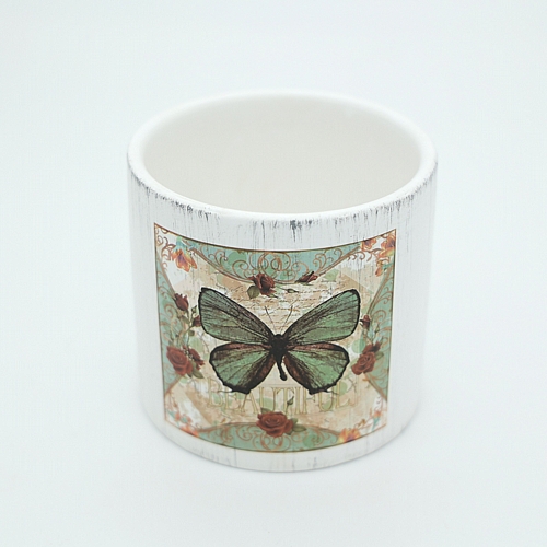 Κεραμικό Κασπώ με Πεταλούδες – 11.5x10.5cm