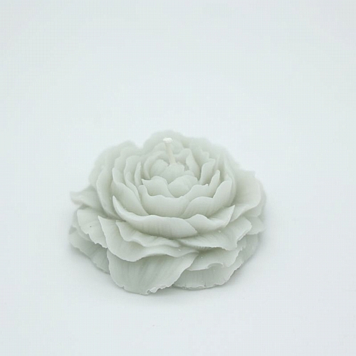 Φυτικό Αρωματικό Κερί με σόγια σε σχήμα λουλουδιού, 8cm