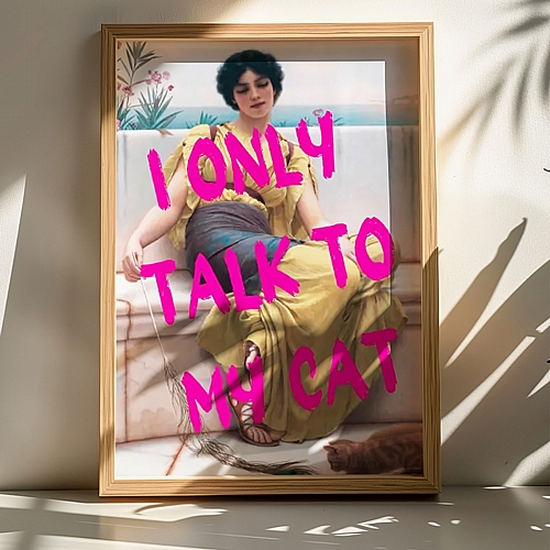 Πίνακας Catem pakoworld με ψηφιακή εκτύπωση και πλαίσιο 50x2x70εκ