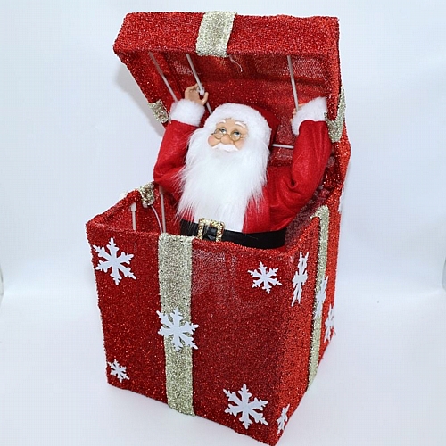 Δωράκι Μηχανικό με Ανοιγόμενο Καπάκι -  Μουσική, Κίνηση και Φως, Μπαταριάς, 25x25cm