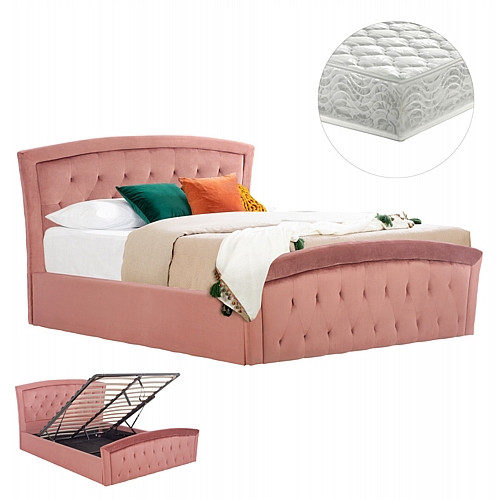 ΚΡΕΒΑΤΙ ΜΕ ΣΤΡΩΜΑ & ΑΠΟΘ.ΧΩΡΟ FB921279.02 ΣΑΠΙΟ ΜΗΛΟ ΒΕΛΟΥΔΟ--ΓΙΑ 160x200εκ