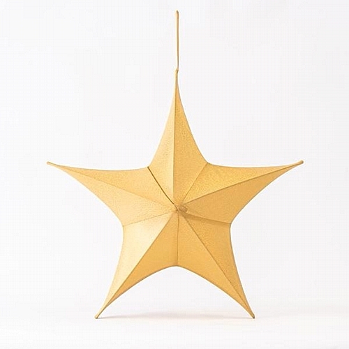 Αστέρι Υφασμάτινο, Χρυσό Ιριδίζον, 80cm Αστέρι Υφασμάτινο, Χρυσό Ιριδίζον, 80cm