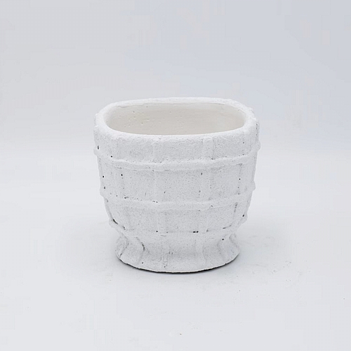 Κασπώ Τσιμέντο Λευκό 14.5x14.5x13cm