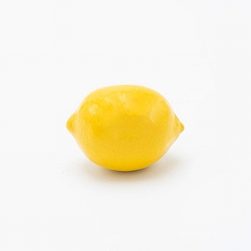 Διακοσμητικό Λεμόνι Κεραμικό Κίτρινο 8.5x6x5cm