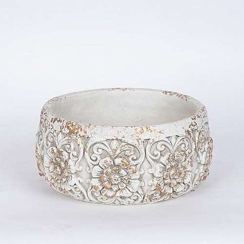 Κασπώ Τσιμεντένιο Λευκό 22.5x22.5x10.5cm