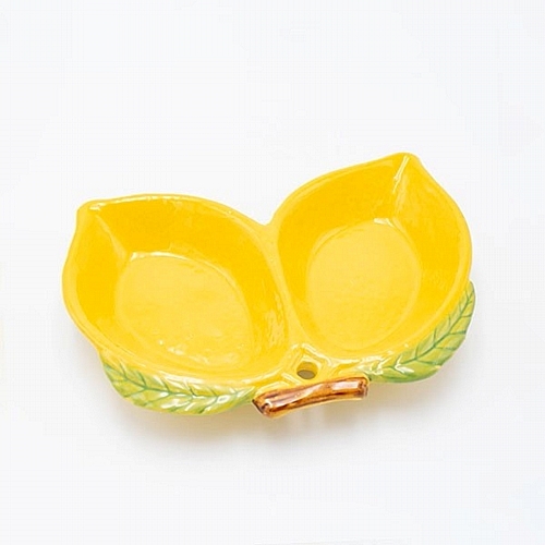 Διακοσμητική Πιατέλα Λεμόνι Κεραμική Κίτρινη 19.7x14.2x3.5cm Διακοσμητική Πιατέλα Λεμόνι Κεραμική Κίτρινη 19.7x14.2x3.5cm