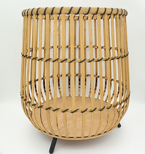 Καλάθι Ψάθινο Φυσικό / 42x42x46cm