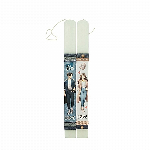 Λαμπάδα You & Me 30cm