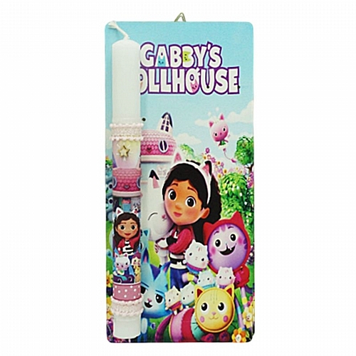 Πασχαλινή Λαμπάδα με Καδράκι GABBY 25cm