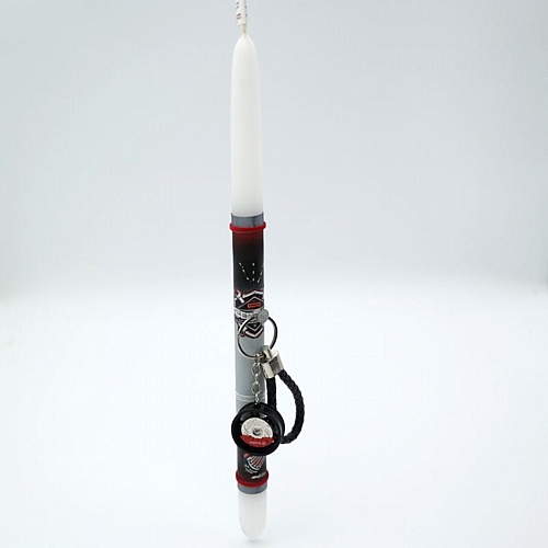 Ανδρική Πασχαλινή Λαμπάδα με Μπρελόκ Ρόδα Αυτοκινήτου 33cm