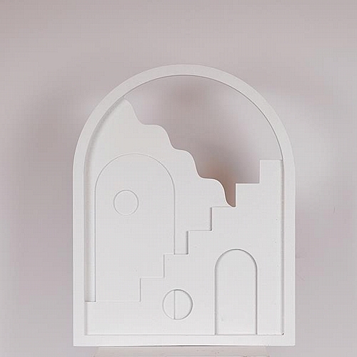 ΔΙΑΚΟΣΜΗΤΙΚΟ ΤΟΙΧΟΥ ΞΥΛΙΝΟ ΣΠΙΤΙ ΛΕΥΚΟ 40x2.5x50.8cm