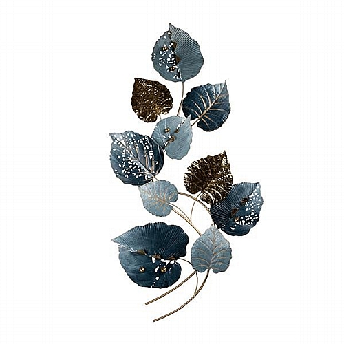 ΔΙΑΚΟΣΜΗΤΙΚΟ ΛΟΥΛΟΥΔΙΑ ΜΕΤΑΛΛΙΚΟ ΧΡΥΣΟ - ΜΠΛΕ 62x7.5x133cm