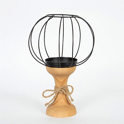 ΚΗΡΟΠΗΓΙΟ ΞΥΛΙΝΟ ΚΑΦΕ 20.5x20.5x32cm