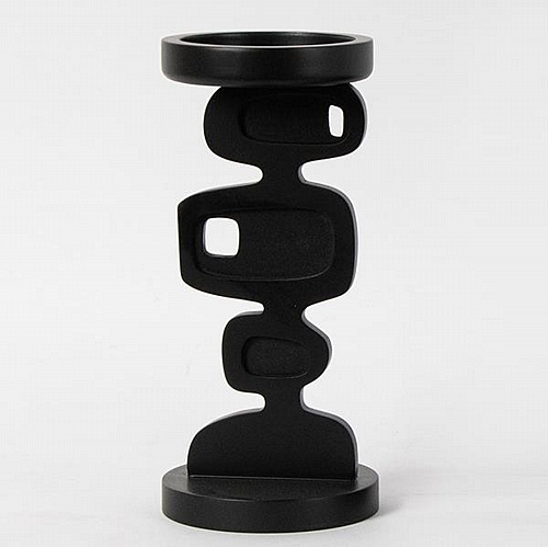 ΚΗΡΟΠΗΓΙΟ ΜΕΤΑΛΛΟ-ΞΥΛΟ ΜΑΥΡΟ 12x12x26cm