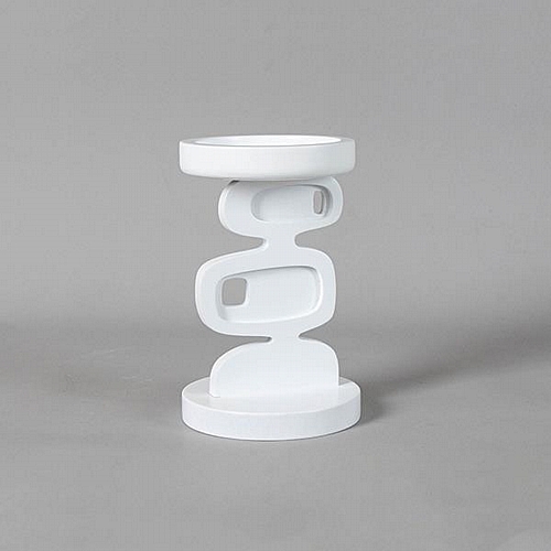 ΚΗΡΟΠΗΓΙΟ ΜΕΤΑΛΛΟ-ΞΥΛΟ ΛΕΥΚΟ 12x12x18.5cm