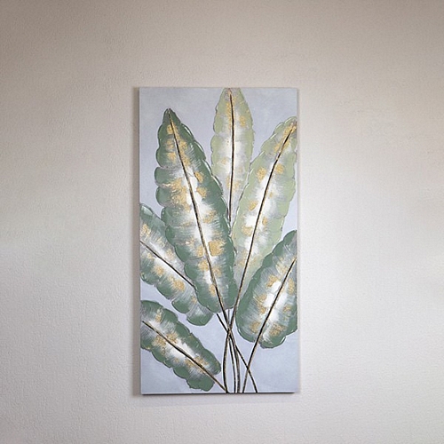 ΠΙΝΑΚΑΣ ΚΑΜΒΑΣ ΦΥΛΛΑ ΧΡΥΣΟΣ - ΠΡΑΣΙΝΟΣ 60x2.8x120cm ΠΙΝΑΚΑΣ ΚΑΜΒΑΣ ΦΥΛΛΑ ΧΡΥΣΟΣ - ΠΡΑΣΙΝΟΣ 60x2.8x120cm