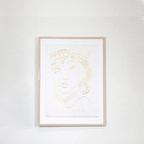 ΠΙΝΑΚΑΣ ΜΕ ΠΛΑΙΣΙΟ ΠΡΟΣΩΠΟ ΛΕΥΚΟΣ - ΧΡΥΣΟΣ 45x2.2x60cm ΠΙΝΑΚΑΣ ΜΕ ΠΛΑΙΣΙΟ ΠΡΟΣΩΠΟ ΛΕΥΚΟΣ - ΧΡΥΣΟΣ 45x2.2x60cm