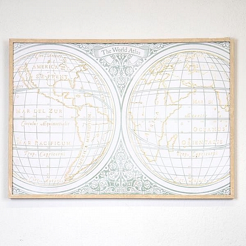 ΠΙΝΑΚΑΣ ΜΕ ΠΛΑΙΣΙΟ ΔΙΠΛΗ ΥΦΗΛΙΟΣ KΡΕΜ - ΜΠΕΖ - ΠΡΑΣΙΝΟΣ 70x3x50cm ΠΙΝΑΚΑΣ ΜΕ ΠΛΑΙΣΙΟ ΔΙΠΛΗ ΥΦΗΛΙΟΣ KΡΕΜ - ΜΠΕΖ - ΠΡΑΣΙΝΟΣ 70x3x50cm