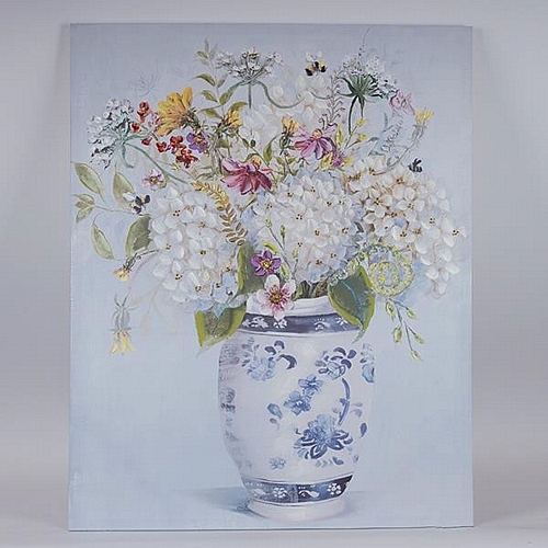 ΠΙΝΑΚΑΣ ΚΑΜΒΑΣ ΒΑΖΟ ΜΕ ΛΟΥΛΟΥΔΙΑ ΠΟΛΥΧΡΩΜΟΣ 80x3x100cm ΠΙΝΑΚΑΣ ΚΑΜΒΑΣ ΒΑΖΟ ΜΕ ΛΟΥΛΟΥΔΙΑ ΠΟΛΥΧΡΩΜΟΣ 80x3x100cm