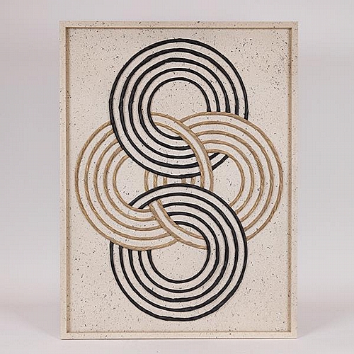 ΠΙΝΑΚΑΣ ΚΑΜΒΑΣ ΑΝΑΓΛΥΦΟΣ ΚΥΚΛΟΙ ΛΕΥΚΟΣ - ΜΠΕΖ - ΜΑΥΡΟΣ 60x3x80cm ΠΙΝΑΚΑΣ ΚΑΜΒΑΣ ΑΝΑΓΛΥΦΟΣ ΚΥΚΛΟΙ ΛΕΥΚΟΣ - ΜΠΕΖ - ΜΑΥΡΟΣ 60x3x80cm