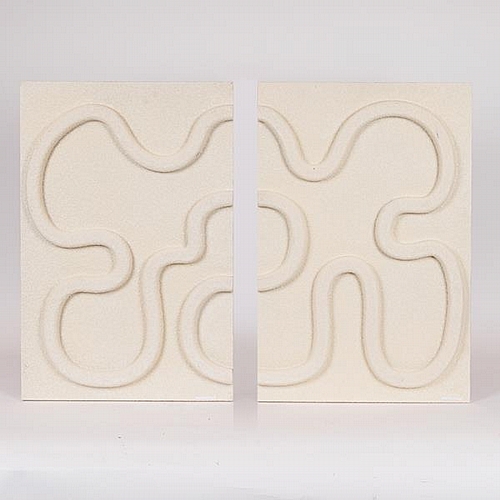 S/2 ΠΙΝΑΚΑΣ ΚΑΜΒΑΣ ΑΝΑΓΛΥΦΟΣ ΛΕΥΚΟΣ 60x4x80cm S/2 ΠΙΝΑΚΑΣ ΚΑΜΒΑΣ ΑΝΑΓΛΥΦΟΣ ΛΕΥΚΟΣ 60x4x80cm