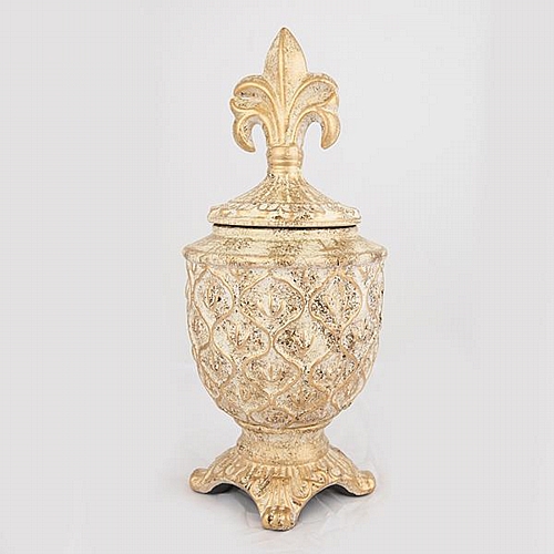 ΒΑΖΟ ΜΕ ΚΑΠΑΚΙ ΚΕΡΑΜΙΚΟ ΧΡΥΣΟ 16.8x16.8x38.5cm