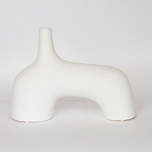 ΒΑΖΟ ΚΕΡΑΜΙΚΟ ΑΣΠΡΟ 34x10x25cm