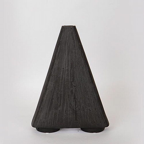 ΒΑΖΟ ΚΕΡΑΜΙΚΟ ΜΑΥΡΟ 26x8.5x34.5cm