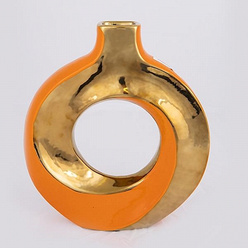 ΒΑΖΟ ΚΕΡΑΜΙΚΟ ΠΟΡΤΟΚΑΛΙ 22x5.5x24.5cm