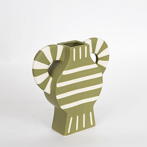 ΒΑΖΟ ΚΕΡΑΜΙΚΟ ΛΑΔΙ - ΜΠΕΖ  32x 8x30.8cm