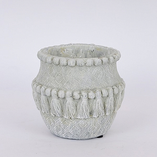 ΒΑΖΟ ΤΣΙΜΕΝΤΕΝΙΟ ΓΚΡΙ 16.5x16.5x14cm