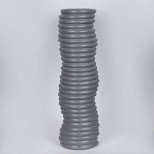 ΒΑΖΟ ΚΕΡΑΜΙΚΟ ΣΚΟΥΡΟ ΓΚΡΙ 17.6x14.3x57.5cm