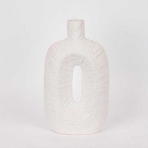 ΒΑΖΟ ΚΕΡΑΜΙΚΟ ΛΕΥΚΟ 20x9.5x34cm
