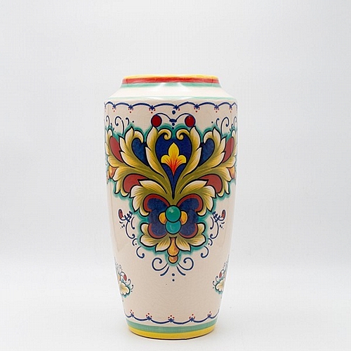 ΒΑΖΟ ΚΕΡΑΜΙΚΟ ΜΠΕΖ-ΧΡΩΜΑΤΙΣΤΟ 17x17x33cm