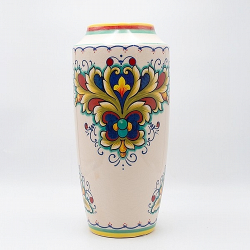 ΒΑΖΟ ΚΕΡΑΜΙΚΟ ΜΠΕΖ-ΧΡΩΜΑΤΙΣΤΟ 18.5x18.5x40cm