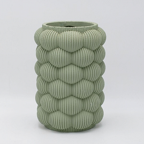 ΒΑΖΟ ΤΣΙΜΕΝΤΕΝΙΟ ΠΡΑΣΙΝΟ 22x22x32cm