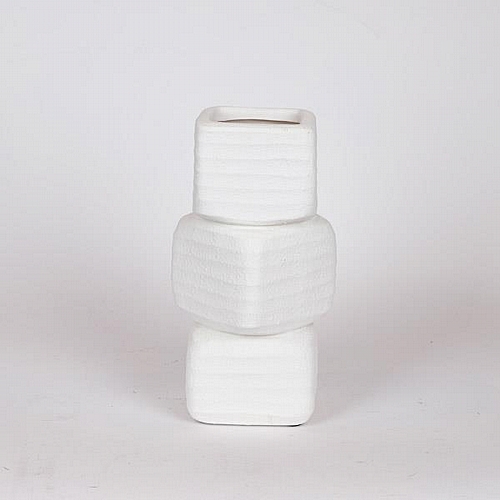 BAZO ΚΕΡΑΜΙΚΟ ΛΕΥΚΟ 15.5x15.5x27.5cm