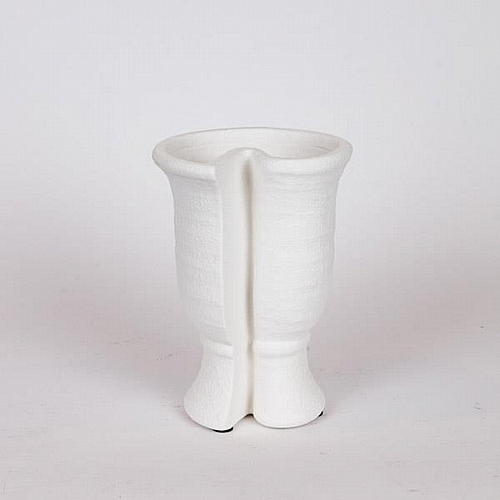 ΒΑΖΟ ΚΕΡΑΜΙΚΟ ΛΕΥΚΟ15x13x21cm