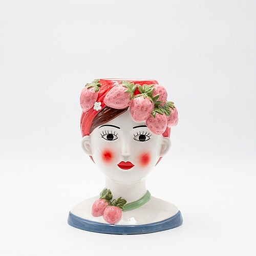 ΒΑΖΟ ΓΥΝΑΙΚΑ ΠΗΛΙΝΟ ΠΟΛΥΧΡΩΜΟ 16.3x13.2x20.3cm