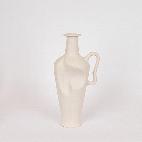 ΒΑΖΟ ΜΕ ΧΕΡΟΥΛΙ ΚΕΡΑΜΙΚΟ ΚΡΕΜ 19x14x39cm