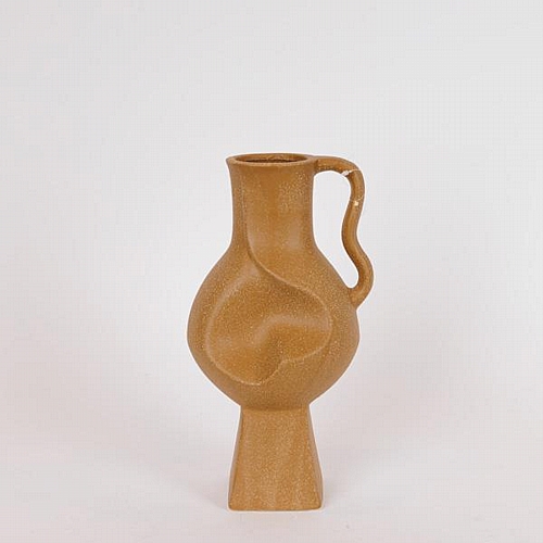 ΒΑΖΟ ΜΕ ΧΕΡΟΥΛΙ  ΚΕΡΑΜΙΚΟ ΚΑΦΕ 17x14x32cm