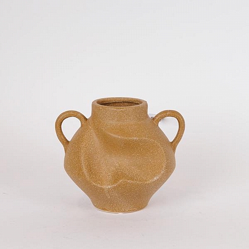 ΒΑΖΟ ΜΕ ΧΕΡΟΥΛΙΑ ΚΕΡΑΜΙΚΟ ΚΑΦΕ 21x18x17cm