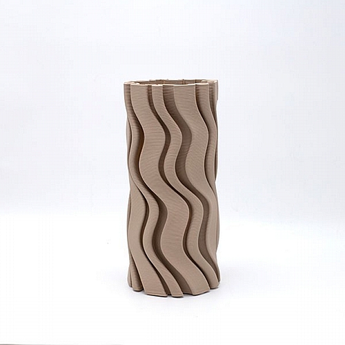 ΒΑΖΟ ΚΕΡΑΜΙΚΟ ΑΝΟΙΧΤΟ ΓΚΡΙ 14x14x28cm