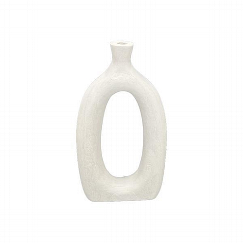 ΒΑΖΟ ΞΥΛΟ ΛΕΥΚΟ 23x7x42cm