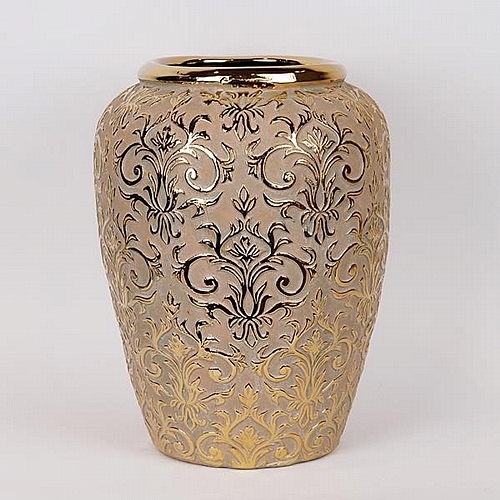 ΒΑΖΟ ΚΕΡΑΜΙΚΟ ΧΡΥΣΟ 29.5x29.5x39cm
