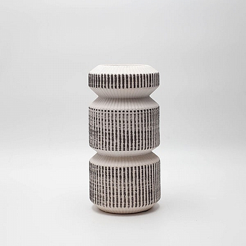 BAZO ΚΕΡΑΜΙΚΟ ΛΕΥΚΟ-ΜΑΥΡΟ 11x22.5cm