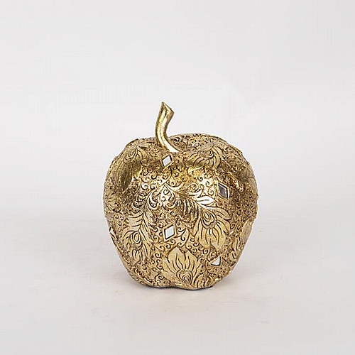 ΔΙΑΚΟΣΜΗΤΙΚΟ ΜΗΛΟ ΧΡΥΣΟ 14.5x14x16.5cm