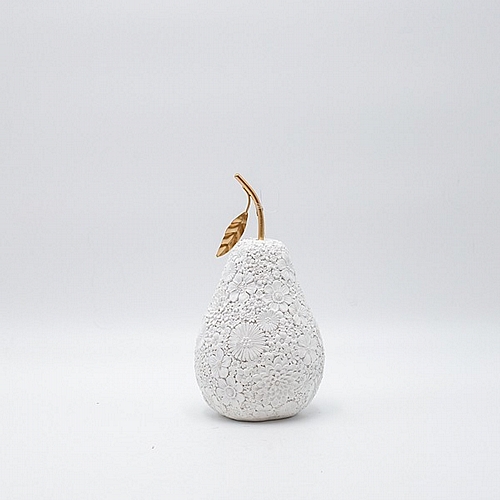 ΔΙΑΚΟΣΜΗΤΙΚΟ ΑΧΛΑΔΙ ΚΡΕΜ-ΧΡΥΣΟ 11x11x20.5cm